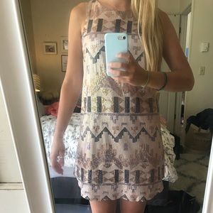 Sequence multi color women’s dress.